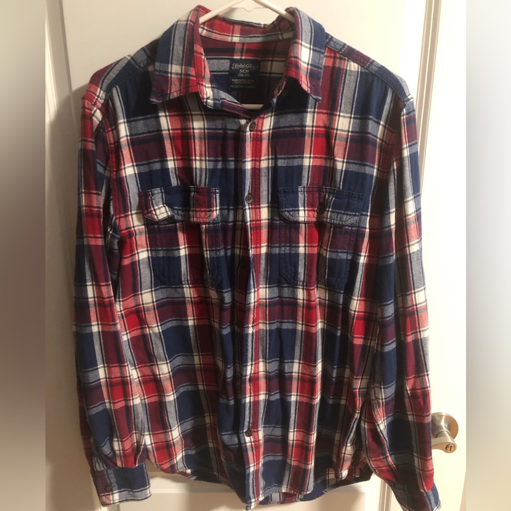 Faded glory men’s button down shirt